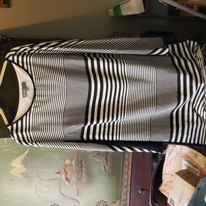 Dramatic Striped Dress